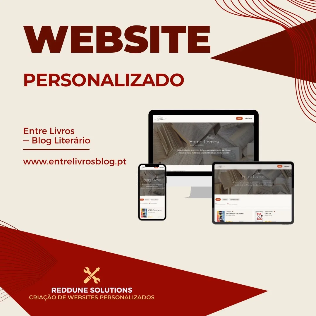 Website Entre Livros
